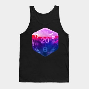 Nat20 Blue Purple Red Mountains Tank Top